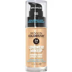 Revlon ColorStay Longwear Makeup 220 Natural Beige - 24-Hour Hydration, Flawless Finish for Normal/Dry Skin