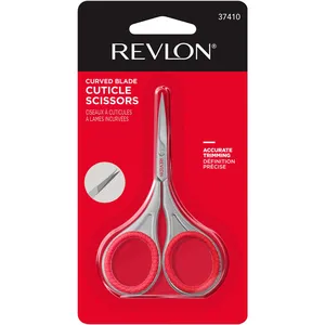 Revlon Curved Blade Cuticle Scissors for Precise Trimming of Cuticles and Hangnails