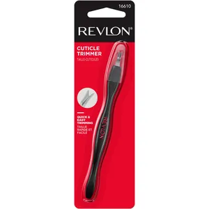 Revlon Cuticle Trimmer with Cap for Neat Cuticles - Ergonomic Handle, Precision Trimming Tool