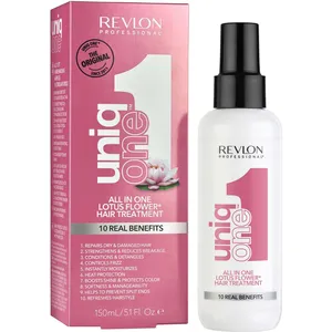 Revlon Hair Treatment Lotus Leave-In Treatment - 10 Benefits for Smooth, Silky, and Shiny Hair