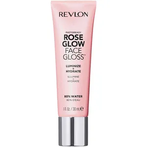 Revlon PhotoReady Rose Glow Face Gloss - Illuminating Hydrating Primer, Rose Quartz, Non-Sticky Gel