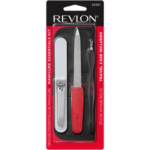 Revlon® Manicure Essentials Kit - Complete Nail Grooming Tools for Perfect Manicure Anywhere