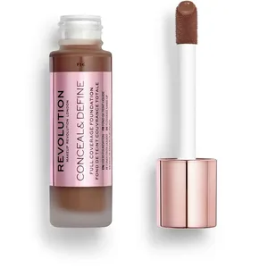 Revolution Conceal & Define Foundation F2 - Full Coverage, Vegan, Oil-Free, Long-Lasting Finish