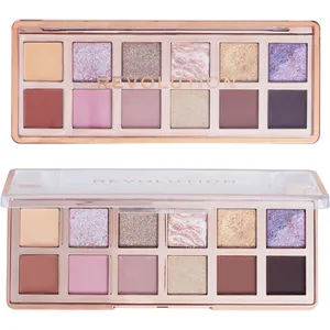 Revolution Enchanted Icon Palette - 12 High-Impact Cream, Matte & Shimmer Eyeshadows in Rose Gold