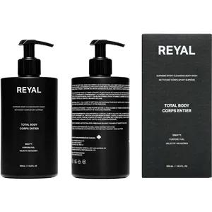 Reyal Supreme Sport Cleansing Body Wash for Men - Antioxidant-Rich, Vegan, Refreshing Mint & Bergamot