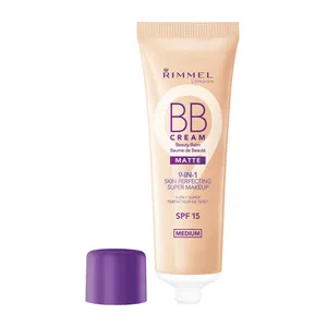 Rimmel London BB Cream Matte Light - 001, 9-in-1 Skin Perfecting Makeup, No Animal Testing