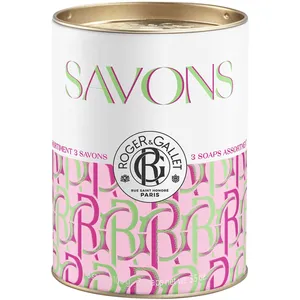 Roger & Gallet Pink Love Soap Trio - Rose, Feuille de ThÃ©, Rose ThÃ© - 3 x 100g Natural Soaps