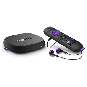 Roku Ultra 4K Streaming Device with Voice Remote Pro - Dolby Vision & Dolby Atmos for Immersive Viewing
