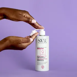 SVR Sensifine Dermo Nettoyant 400ml for Sensitive Skin, Makeup Remover, Hydrating Gel Cream