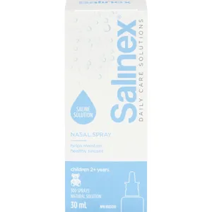 Salinex Nasal Spray for Children 2+ Years - Gentle Saline Solution for Easy Breathing and Comfort