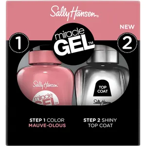 Sally Hansen Miracle Gel Duopack - Get Mod 900, Chip-Resistant Nail Colour, No UV Needed