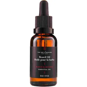Sandalwood Beard Oil 30ml - Black - Nourishing Plant-Based Formula for Soft, Tamed Beards
