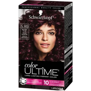 Schwarzkopf Color Ultime Permanent Hair Color 5.89 Radiant Plum - Vivid Color & Incredible Shine