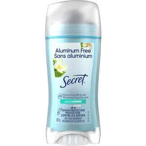Secret Aluminum Free Deodorant for Women - Real Jasmine Scent, 48 Hour Odor Protection