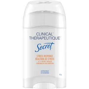 Secret Clinical Antiperspirant & Deodorant Soft Solid, Stress Response, 45g - 4X Protection