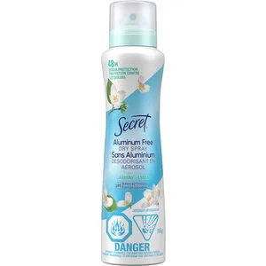 Secret Dry Spray Aluminum Free Deodorant for Women - Midnight Jasmine, 48-Hour Freshness