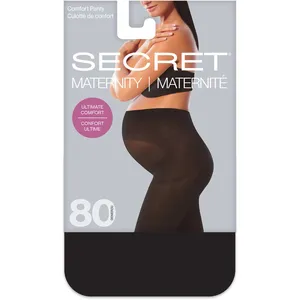 Secret Maternity Tights 80 Denier - Ultimate Comfort Panty for Expecting Mothers
