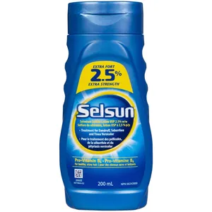 Selsun 2.5% Extra Strength Selenium Sulfide Lotion for Dandruff Control and Healthy Hair