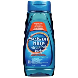 Selsun Blue Botanicals Itchy Dry Scalp Citrus Blast Shampoo - 3% Salicylic Acid, 8 Moisturizers, 325ml