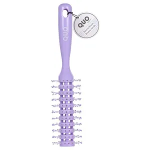 Sensitive Round Brush by Quo Beauty - Eco-Friendly, Ultra-Flexible Nylon Bristles for Gentle Styling