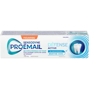 Sensodyne Active Shield Whitening Toothpaste - Fresh Mint Flavor, Enamel Protection 24 Hours