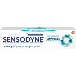 Sensodyne Complete Protection Extra Fresh Toothpaste 75ml for Sensitive Teeth, Mint Flavor