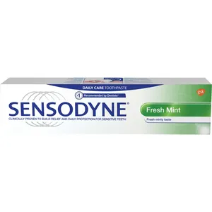 Sensodyne Fresh Mint Toothpaste 100 mL for Sensitive Teeth Relief and Fresh Breath