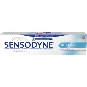 Sensodyne Ultra Fresh Toothpaste 100 mL - Relief for Sensitive Teeth, Fresh Breath, Dentist Recommended