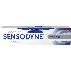 Sensodyne Whitening Plus Tartar Fighting Toothpaste, 100 mL - Sensitivity Protection & Teeth Whitening