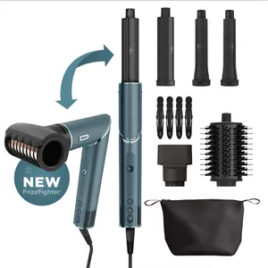 Shark FlexStyle® FrizzFighter™ Finishing Tool Limited Edition Gift Set - Teal Hair Dryer & Multi-Styler