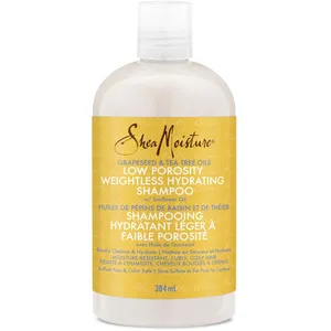 SheaMoisture Low Porosity Weightless Hydrating Shampoo - Grapeseed & Tea Tree Oils for Dry Hair