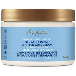 SheaMoisture Manuka Honey & Yogurt Whipped Curl Cream for Moisturized Curly Hair