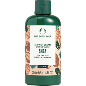 Shea Shower Cream - Hydrating, Nutty Scent, Vegan-Friendly, 91% Natural Ingredients, Perfect for Dry Skin