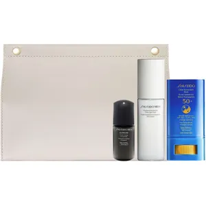 Shiseido Perfection Protection Sun Stick Set with SPF50+, Moisturizer, & Power Infusing Serum