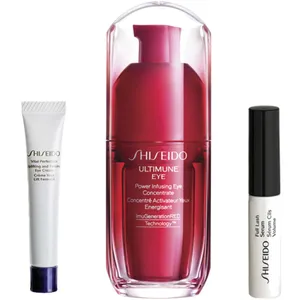 Shiseido Ultimune Eye Care Set - Hydrate, Firm, and Lift Skin with Eye Concentrate, Cream & Serum