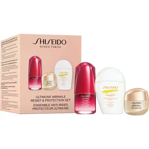 Shiseido Ultimune Wrinkle Resist & Protection Set - Boost Radiance, Hydration, Anti-Aging Formula