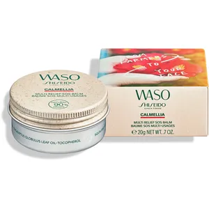 Shiseido Waso Calmellia Multi Relief SOS Balm - Nourishing Camellia Oil for Face, Body, and Hair