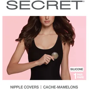 Silicone Nipple Covers - Reusable, Self-Adhesive, Comfortable Fit - One Size for All