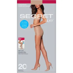 Silky 20 Denier Sheer Control Top Panty w/Sandalfoot & HeiQ - Comfortable, Stylish, Durable