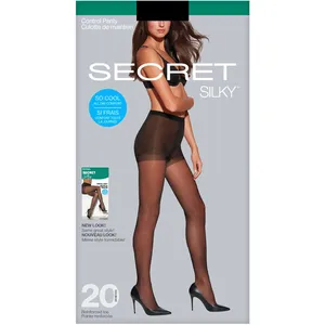 Silky 20 Denier Sheer Control Top Panty with Reinforced Toe & HeiQ Technology