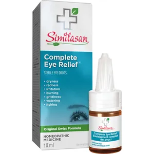 Similasan Complete Eye Relief - Natural Eye Drops for Dryness, Redness & Irritation, Sting-Free Formula