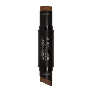 Smashbox Studio Skin Shaping Foundation Stick - Deep Warm Brown, Dual-Ended Coverage & Contour