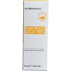 Snail Mucin Serum - Hydrating & Brightening Skincare with 95% Snail Secretion Filtrate, 1.7 oz