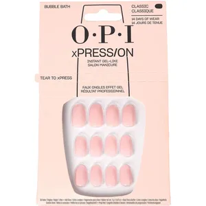 So Into Blue OPI xPRESS/ON Press On Nails - 30 Short Rounded Tips, Reusable, Vegan & Eco-Friendly