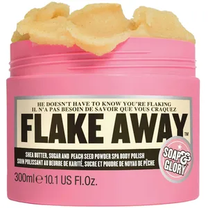 Soap & Glory Flake Away Body Polish with Sea Salt & Sugar for Soft, Smooth Skin - 10.1 oz