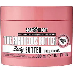 Soap & Glory The Righteous Butter Body Butter - Ultra-Hydrating, Nourishing, Suitable for All Skin Types