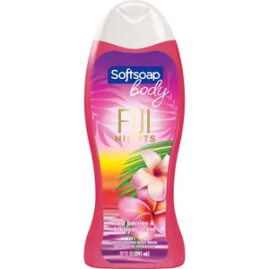 Softsoap Body Fiji Nights 20 Oz Moisturizing Body Wash with Red Berries, Hibiscus & Vanilla Scent