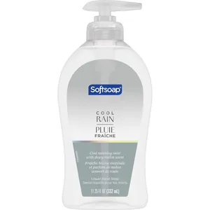 Softsoap Cool Rain Liquid Hand Soap 11.25 Oz - Uplifting Dewy Melon Scent, Moisturizing & Paraben-Free