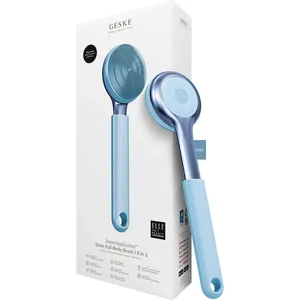 Sonic Full Body Brush 8-in-1 Aquamarine & Black - Ultimate Exfoliator for Youthful, Radiant Skin