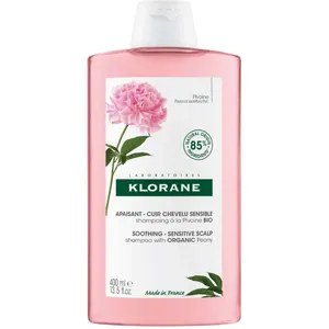 Soothing Shampoo with Organic Peony for Sensitive Scalps - Gentle, pH-Balanced, Sulphate-Free Formula